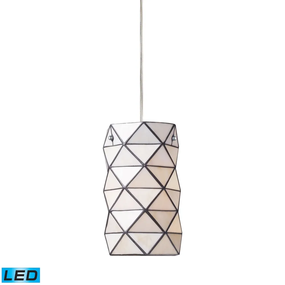 Tetra 1-Light Pendant with Chrome Hardware - Led Offering Up To 800 Lumens (60 Watt Equivalent) With