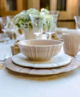 Euro Ceramica Chloe Taupe Dinnerware Collection