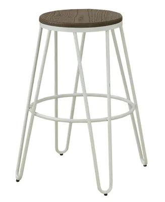 Mandy Farmhouse Bar Stool (Set of 2)