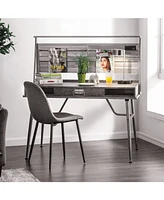 Jairo Metal Usb Outlet Desk