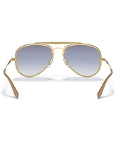 Ray-Ban Unisex Sunglasses, RB3584N 58 Blaze Aviator - Gold