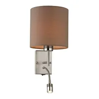 Regina Collection 2 light Wall sconce in Brushed Nickel