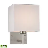 Davis Collection 1 light sconce in Brushed Nickel - Led Offering Up To 800 Lumens (60 Watt Equivalent)