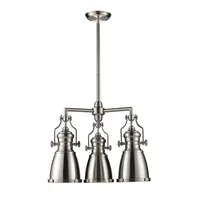 Chadwick 3-Light Chandelier in Satin Nickel