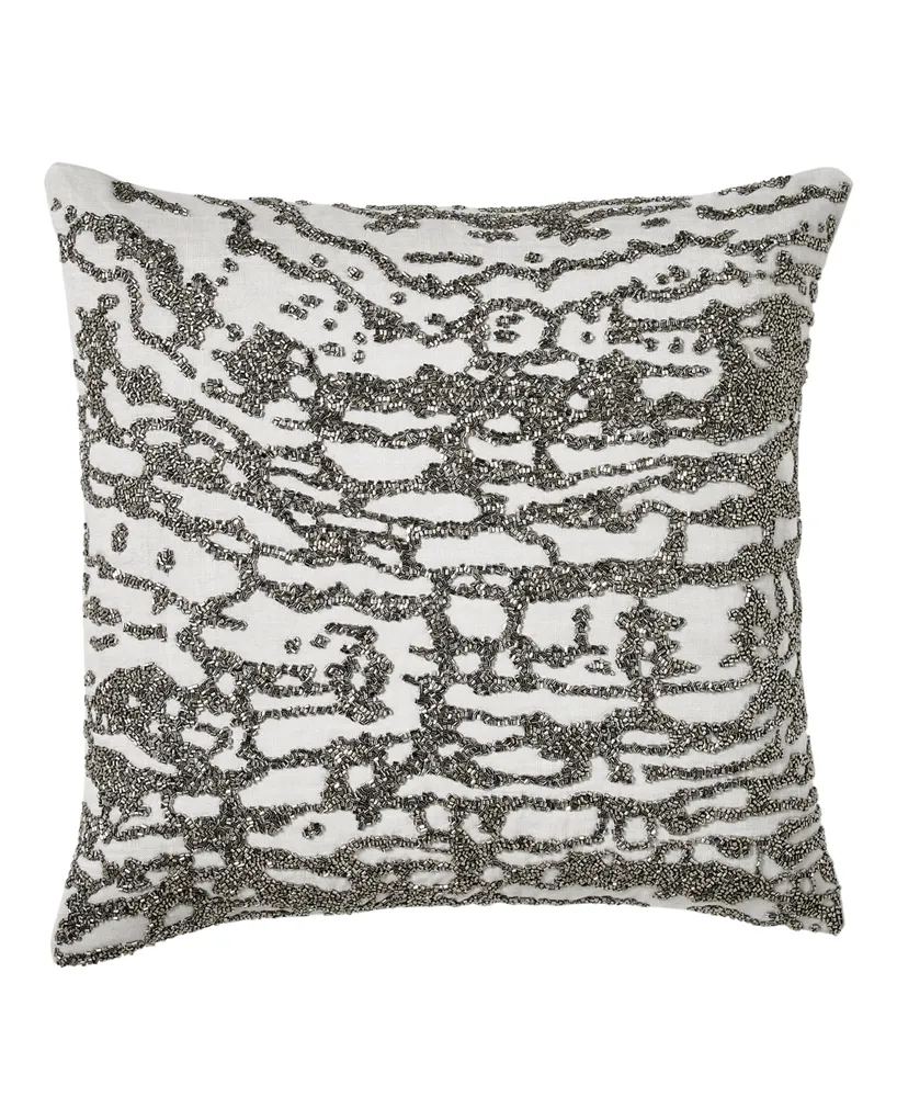 Donna Karan Collection Luna Beaded Decorative Pillow