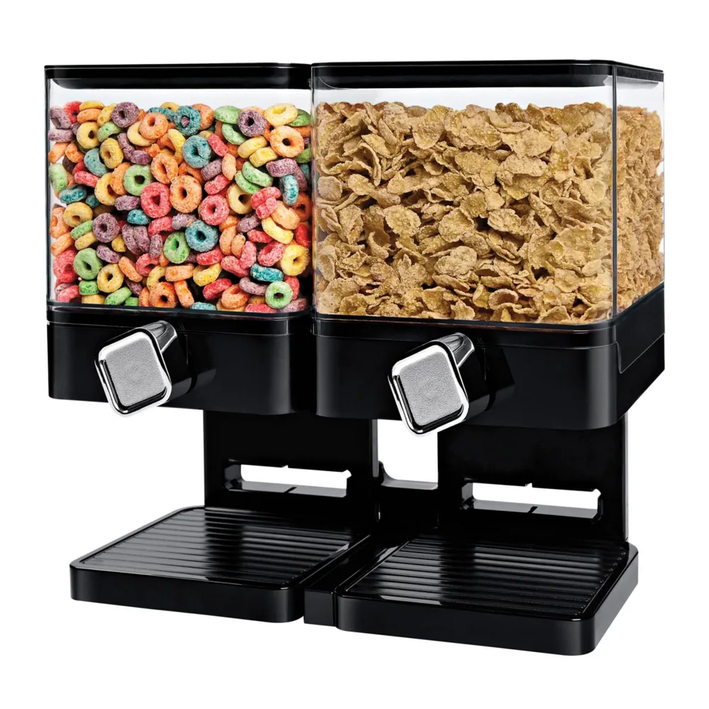Double Cereal Dispenser Zevro Color: Silver