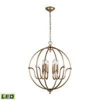 Stanton Light Chandelier in Matte Gold