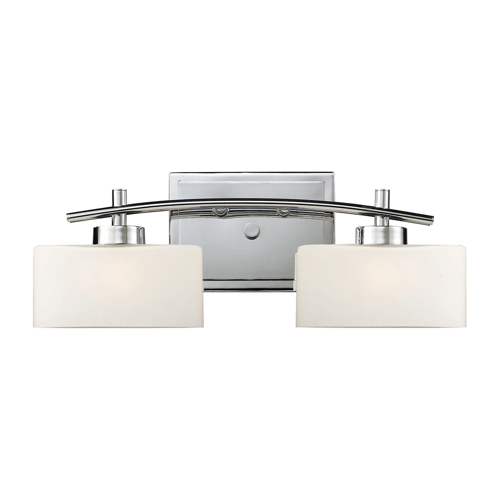 Eastbrook 2-Light Wb In Polished Chrome