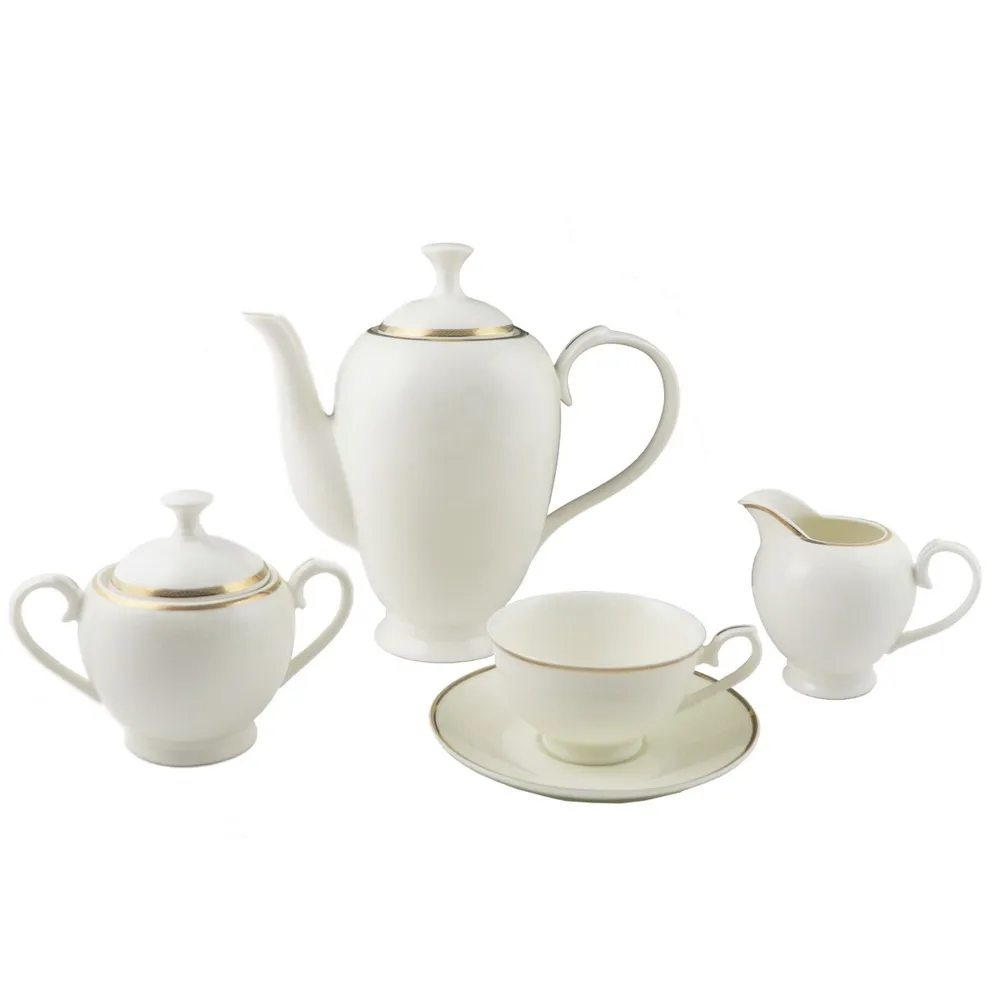 Lorren Home Trends Daisy 57-pc Dinnerware Set, Service for 8