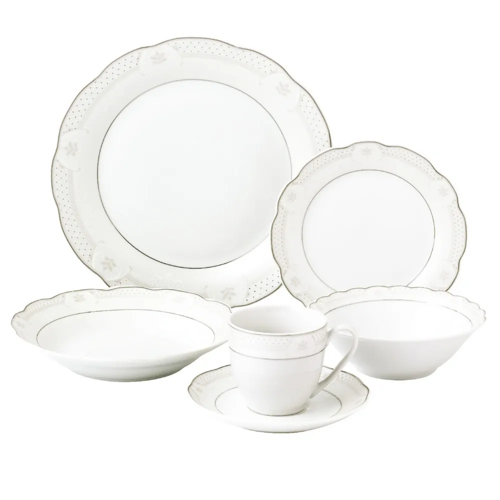 Lorren Home Trends Atara 24-Pc. Dinnerware Set, Service for 4