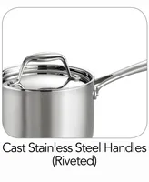 Tramontina Gourmet Tri-Ply Clad Qt Covered Sauce Pan