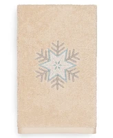 Linum Home Christmas Crystal 100% Turkish Cotton Hand Towel