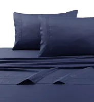 Tribeca Living Egyptian Cotton Sateen 500 Thread Count Extra Deep Pocket 4-Piece Queen Sheet Set