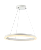 Jonathan Y Baxter Integrated Led Metal Hoop Pendant