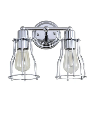 Jonathan Y Evelyn -Light Metal Vanity Light