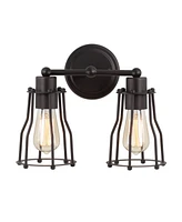 Jonathan Y Evelyn 2-Light Metal Vanity Light
