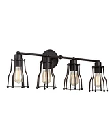 Jonathan Y Evelyn 4-Light Metal Vanity Light