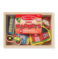 Wooden Farm Magnets