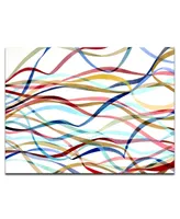 Ready2HangArt 'Ribbon' Abstract Canvas Wall Art