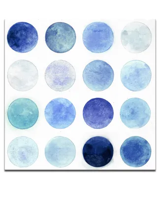 Ready2HangArt 'Blue Lunar I' Abstract Canvas Wall Art
