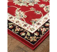 Closeout! Oriental Weavers Kashan 370R Red/Multi 6'7" x 9'6" Area Rug