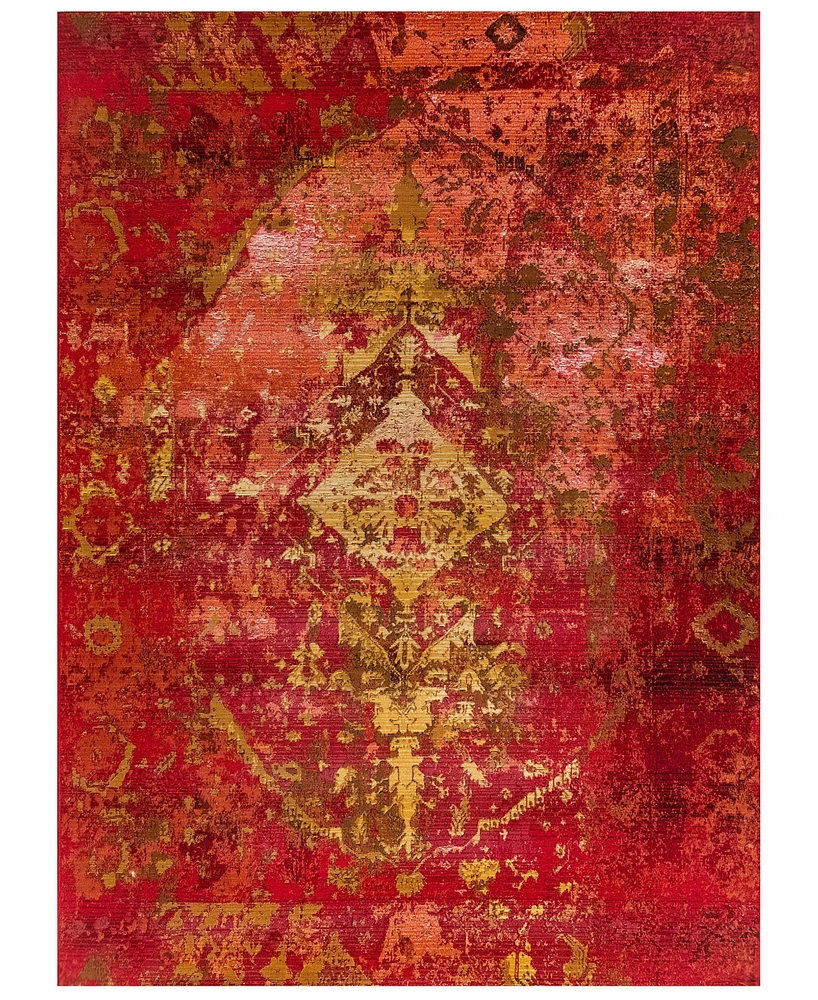 Liora Manne' Marina 8043 Kermin 1'11" x 7'6" Indoor/Outdoor Runner Area Rug
