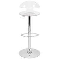 Lumisource Spyra Light Up and Height Adjustable Bar Stool