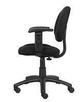 Boss Office Products Deluxe Posture Chair W/ Adjustable Arms