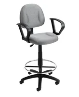 Boss Office Products Drafting Stool W/ Footring And Loop Arms