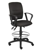 Boss Office Products Multi-Function Drafting Stool W/ Loop Arms