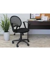 Boss Office Products Mesh Chair With Loop Arms