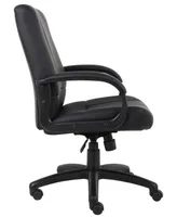 Boss Office Products Caressoft Executive Mid Back Chair