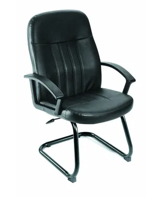 Boss Office Products Executive Leather Budget Guest Chair