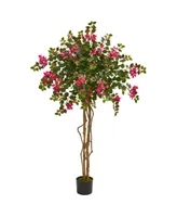 Nearly Natural 5.5' Bougainvillea Artificial Tree