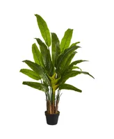 Nearly Natural 4.5' Traveler's Palm Artificial Tree