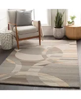 Livabliss Forum Fm-7210 Dark Brown 2' x 3' Area Rug