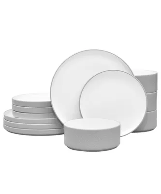 Noritake Colortex Stone 12-Pc. Dinnerware Set, Service for 4