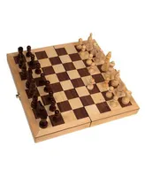 18" Deluxe Folding Chess Set