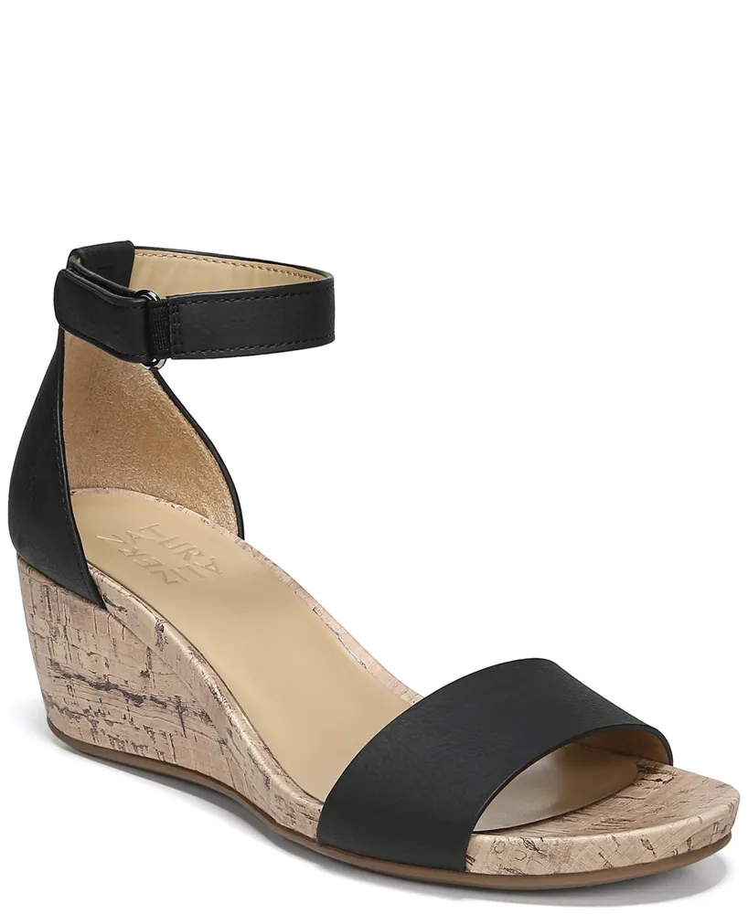 Naturalizer Areda Ankle Strap Wedge Sandals