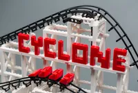 Cdx Blocks Brick Construction Cyclone Roller Coaster Building Set