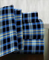 Pointehaven Ashby Plaid Superior Weight Cotton Flannel Sheet Set