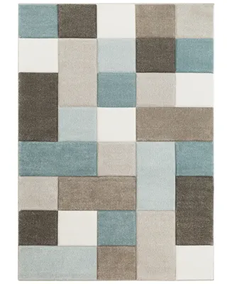 Livabliss Santa Monica Sac-2300 Aqua 5'3" x 7'6" Area Rug