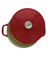 Chasseur French Enameled Cast Iron 3.25 Qt. Round Dutch Oven
