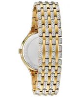 Bulova Men's Phantom Crystal-Accent Two-Tone Stainless Steel Bracelet Watch 40mm - Two