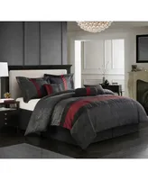 Corell Black 7-Piece Queen Comforter Set