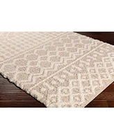 Livabliss Urban Shag Usg-2303 Cream 2' x 3' Area Rug