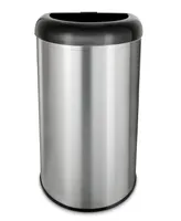 Nine Stars 13.2 Gallon Open Top Trash Can with Black Lid