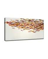 Ready2HangArt 'Red Wave' Canvas Wall Art