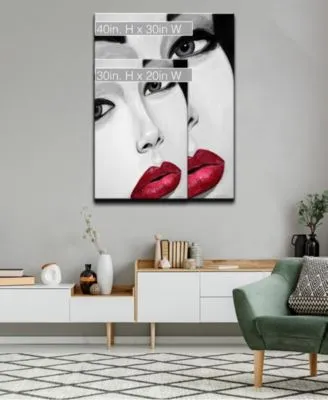 Ready2hangart Temptation I Face Canvas Wall Art Collection