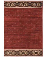 Oriental Weavers Woodlands 9652c Red Gold Rug